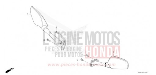 MIROIR CBR500RACT de 2026